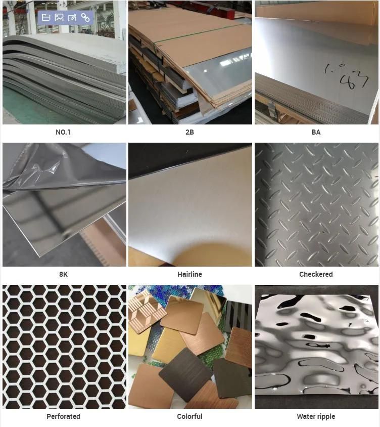 316/304 4X8 Round Hole Perforated Stainless Steel Sheet