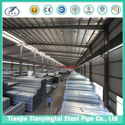 Carbon Q235 S235jo Pre-Galvanized Round Steel Pipe for Steel Building