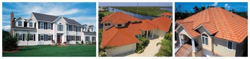 New Design Galvalume Tiles Style Color Stone Metal Roof Tile