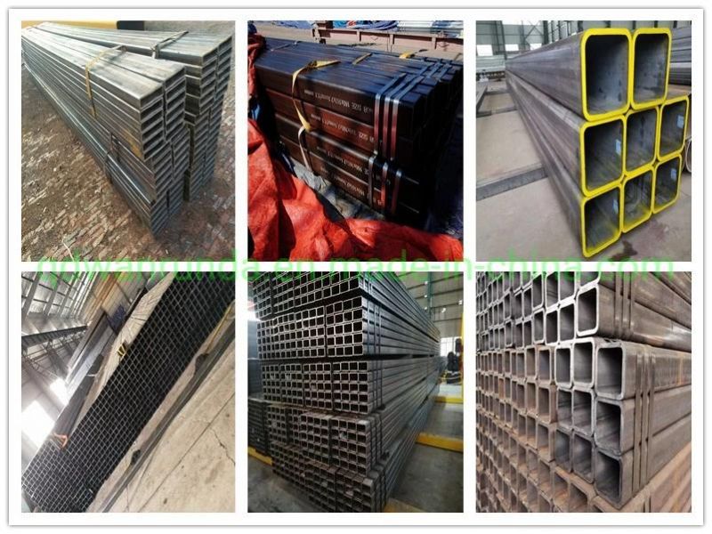 200X50X8mm Rectangular Steel Pipe Use for Machine Manufacturing