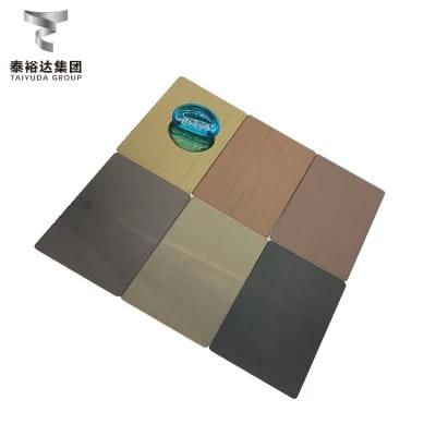 Best Standard Cold Rolled AISI 316 A240 A480 A554 A276 No. 1 2b Ba No. 4 8K Super Color Mirrior Hairline Hl Stainless Steel Sheet
