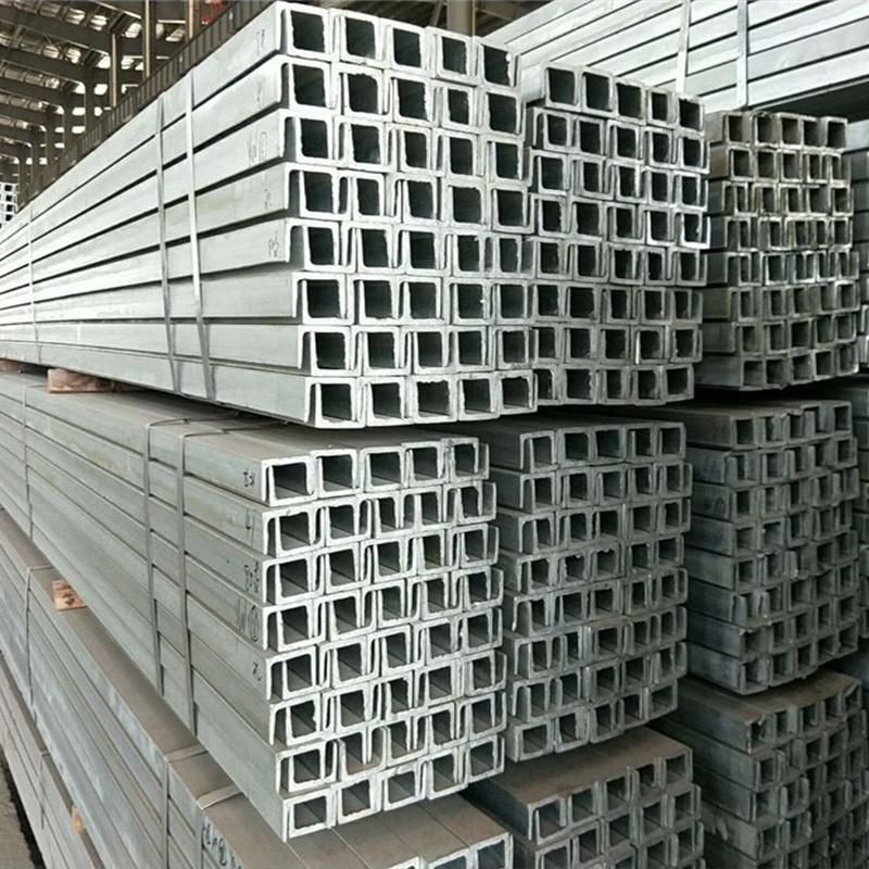 Galvanized Channel Steel Q235B Q345b C Purlin Steel U C Shape Channel Steel Carbon Profile Steel for Construction