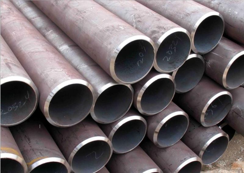 Hot Rolled Large Diameter Steel Pipe Welded Spiral Straight Seam Tubes Customized Steel Tube