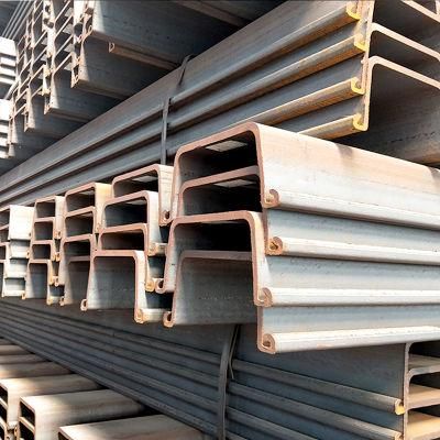 Shandong Hongzheng Steel Factory Supply Sheet Pile Steel Price of Type 2 Steel Sheet Pile