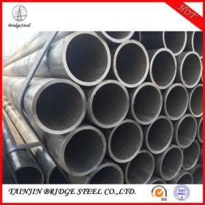 Black Round Steel Metal Carbon ERW Steel Pipe Q235B Q345b for Water Transport