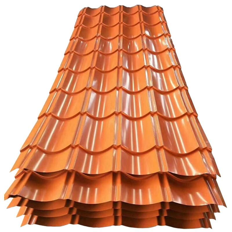 Good Quality PPGL PPGI Color Coated Metal Roof Sheet Corrugated Steel Roofing Sheet