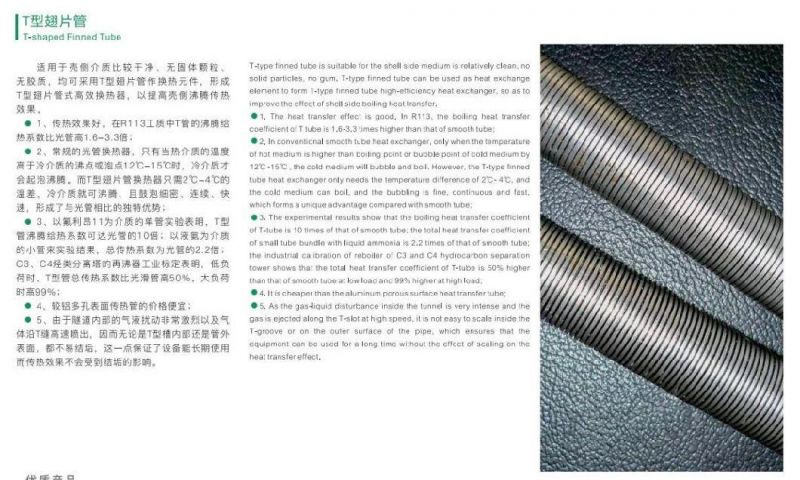 ASTM B359 Stainless Steel Alloy Steel Copper Steel Fin Tube for Air Heater Chiller Air Cooler Alloy Extruded Finned Tube L G H Type Aluminum Copper Fin Tube