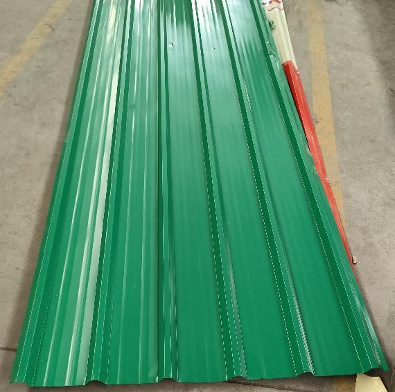 Roofing Sheet China Manufacturer Export Color Coated Galvanized Corrugated Steel Sheet