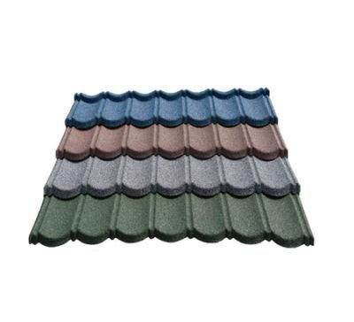 Interlocking Panels Classical Type Galvalume Color Stone Coated Metal Roof Tile