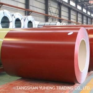 Hot Dipped Galvanized Zinc Coated CGCC Color Coated Steel Coil PPGI