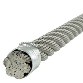 6mm Hot DIP Galvanized Steel Wire Rope for Export