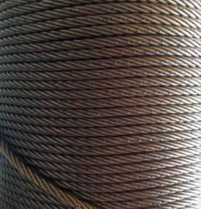 China Manufacturer Ungalvanizes Steel Wire Rope 6X24+7FC