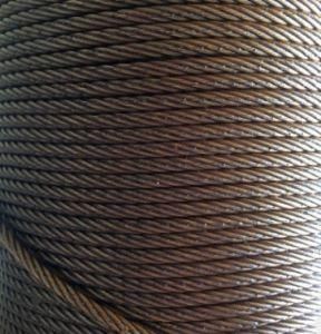 China Manufacturer Ungalvanizes Steel Wire Rope 6X24+7FC