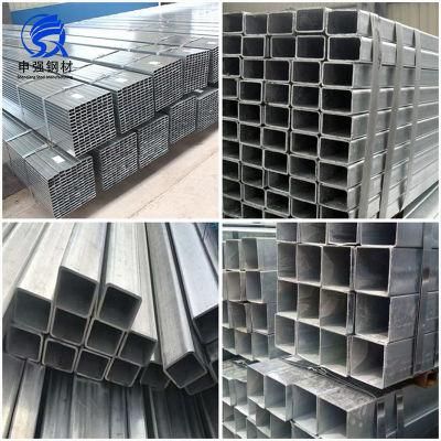 Galvanized Square Steel Pipe DN15 DN25 DN65 Rectangular Tube