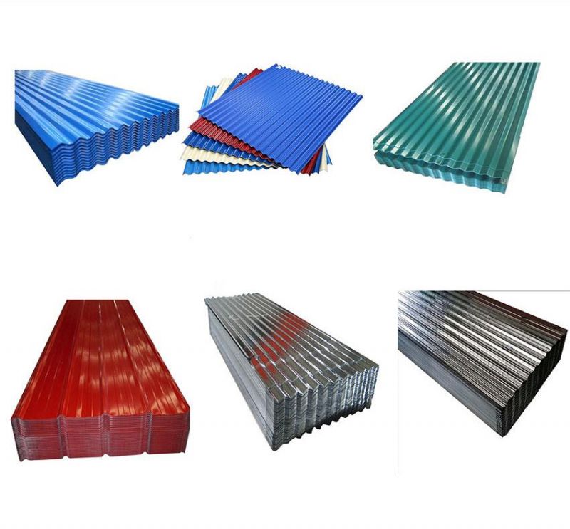 Metal Roof Tiles Building Material Iron Gi PPGI Cold Rolled Color Zinc Coated Galvanized Prepainted Corrugated Roofing Sheet