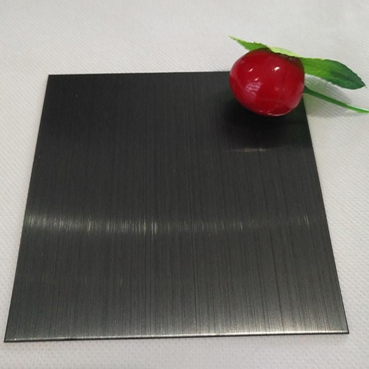 4X8 Colored Decorative Metal Ss Sheets Supplier 304 Hairline Finish Stainless Steel Sheet