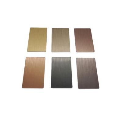 Factory Direct Chrome PVD Color Coated Super Mirror 8K Anti Fingerprint Apf Anti Corrosion Inox Stainless Steel Sheet