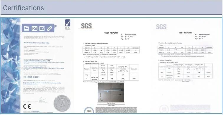 48.3mm 4.0mm Scaffolding Tube Hot Dipped Galvanized Steel Pipe