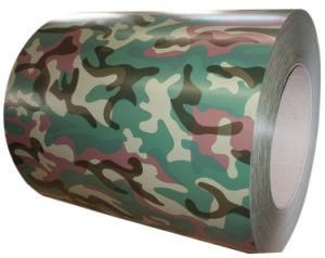 Camouflage Pattern Prepainted Colorful Galvanized Iron Sheet with Thickness 0.2-1mm Steel Coil