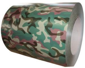 Camouflage Pattern Prepainted Colorful Galvanized Iron Sheet with Thickness 0.2-1mm Steel Coil