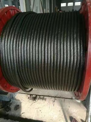 High Carbon Wire Rope Cable Non Rotating 35wxk7 22mm