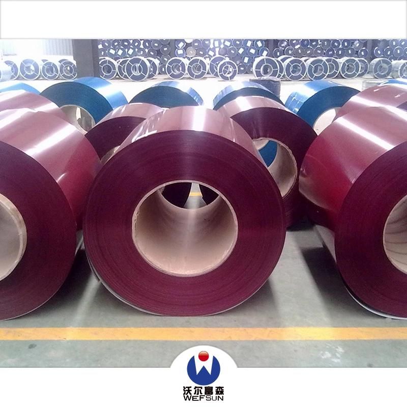 ISO Steel Roofing Coil Building Material Steel Coil PPGI Prepainted Galvanized Steel Coil