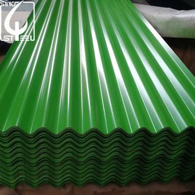 9 Waves Prepainted Corrugated Roofing Steel Sheet