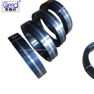 Bright Blue Nature Surface Polished Hardened Tempered Steel Packing Strips
