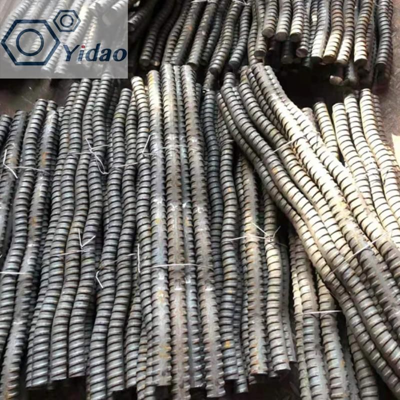 D15 Psb830 Tensile Strength 930 MPa, Hot-Rolled Full Thread, Threaded Steel Tie Rod, Matching Hexagon High Strength Nut
