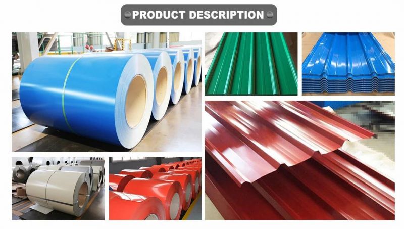 ASTM AISI Dx51d Dx52D Dx53D Red Blue Green Black Orange Yellow Color Prepainted Hot DIP Gi Steel Zinc Coil Color Coated Galvanized PPGI Steel Sheet Strip Coil
