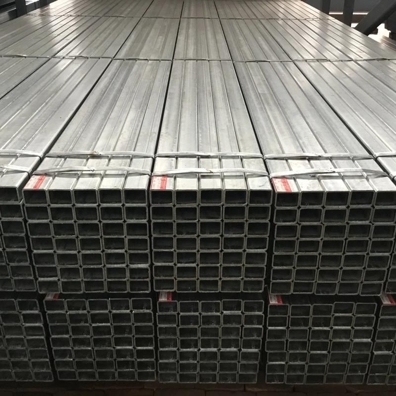 Pre Galvanized Hollow Section Square Tube Carbon Steel Tube From Tianjin Factory