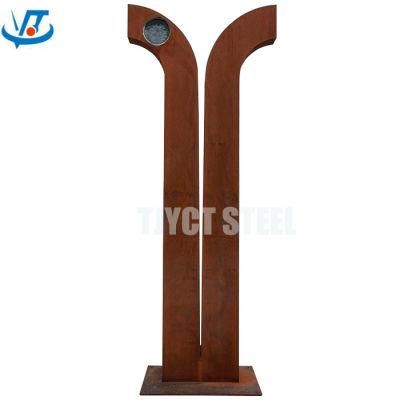 Q235nh Q295nh Q355nh High Quality Weather Resistant Corten Steel Pipe Park Decorate Rusty Steel Tube