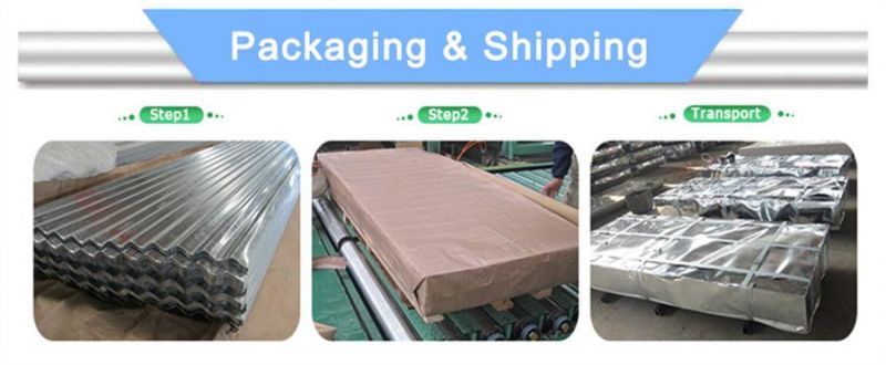 30-275g 0.45mm PPGI Corrugated Metal Roofing Sheet Gi Iron Plate