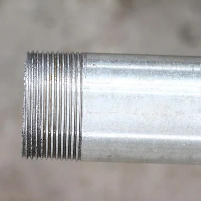 Gi Conduit Pipe with Threaded Ends and Socketed BS4568 Galvanized Finish
