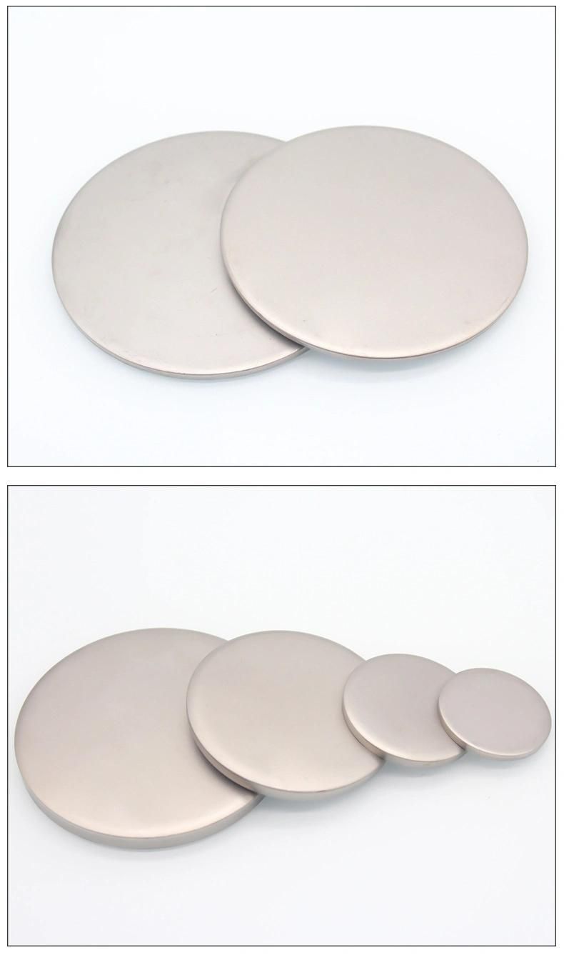 Hot Rolled Cold Rolled 201 304 316 316L 410 430 2205 Mirror Polished 2b Ba Hl No.1 No.2 No.3 No.4 Surface Inox Disc Ss Round Plate Sheet Stainless Steel Circle