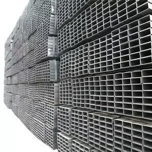 China Factory Ms ERW Welded Hot Rolled Black Carbon Square Rectangular Hollow Section Steel Pipe Tube