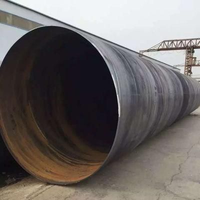 API 5L Sch80 Carbon Welded Steel Piling Steel Pipe SSAW Spiral Welded Steel Pipe