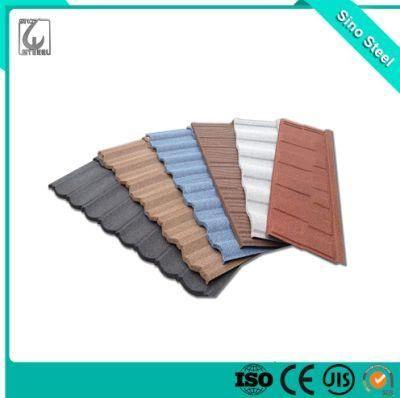 Nature Colored Corrugated Frequently-Used Stone Coated Metal Roof Tile