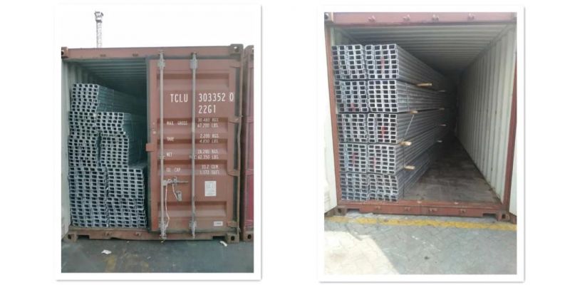 Hot Rolled Carbon Steel Channel Beams Steel U Beam Section C Channel (S235 S355 SS400 ASTMA36 Q235 Q345)