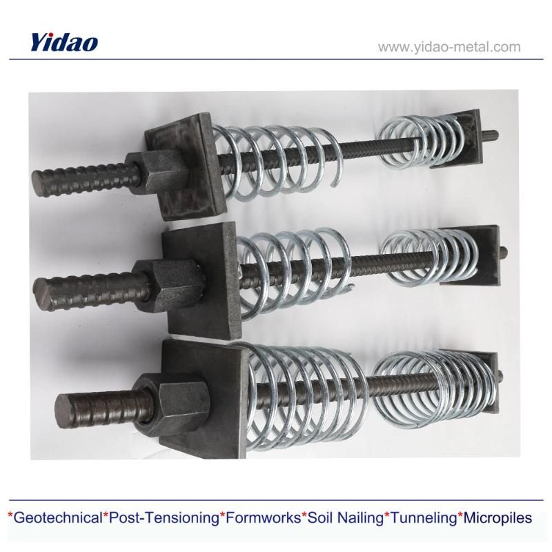 Prestressed Ground Anchors for High Tensile Threaded Steel Bar