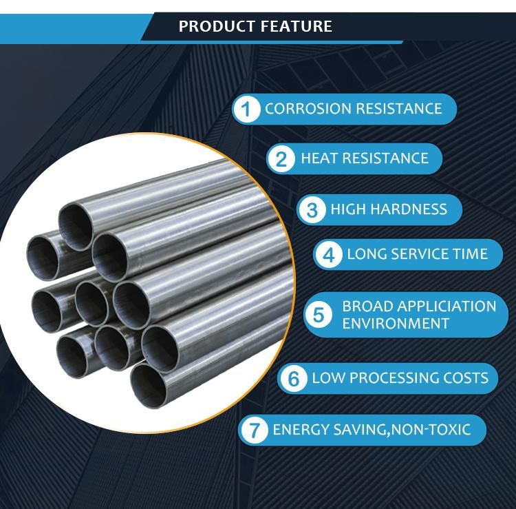 Competitive Price Provide Custom Size 304 No. 1 Ba Stainless Steel Pipes