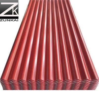 PPGI Ral Color Coated Prepainted Galvanized Corrugated Steel Roofing Sheet for Construction Building