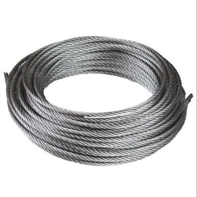 7*7 Galvanized Steel Wire Rope 1.8mm Stainless Steel Wire Coated 7X19