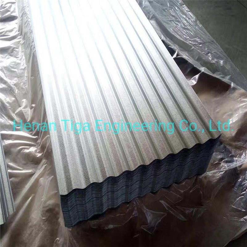 Chile 55%Al Az150g Anti-Finger Print 0.35*850*3660mm Hot Dipped Corrugated Zincalum Roofing Sheet