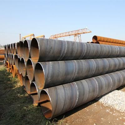 API 5L X42 X46 X52 X56 Grade B Oil and Gas SSAW Carbon Spiral Steel Pipe with API 5L Certificate