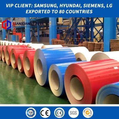 Prepainted Gi Steel Coil / PPGI / PPGL Color Coated Galvanized Corrugated Metal Roofing Sheet in Coil