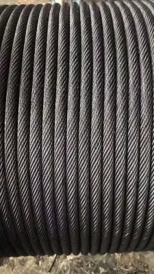 19X7 28mm 1770MPa Galvanized/ Ungalvanized Cable Steel Wire Rope