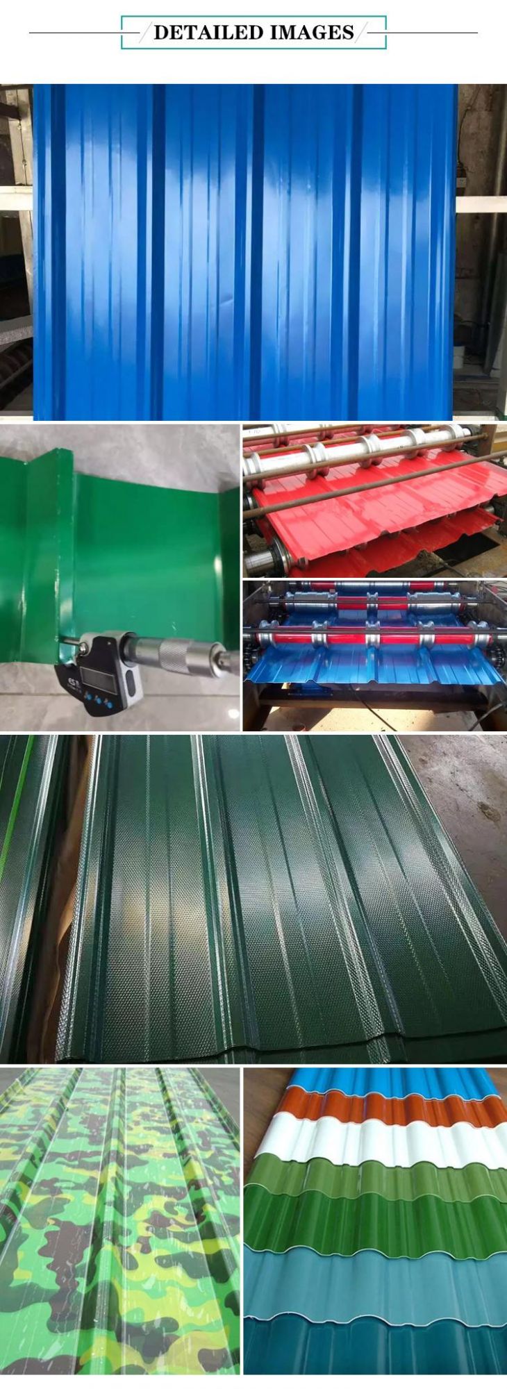 Prepainted Gi / PPGI / PPGL Color Coated Roofing Sheet