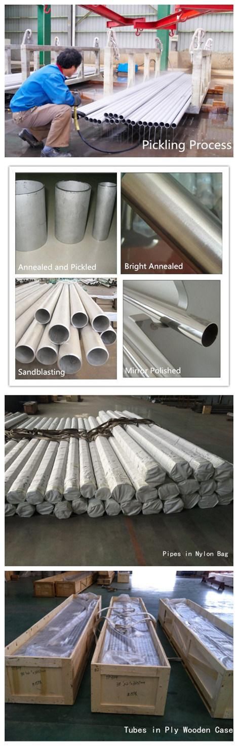 Stainless Steel Seamless Pipe ASTM AISI JIS SUS (304/316L/321/310S/904L)