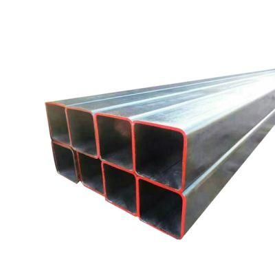 30g 40g 50g 60g Zinc Steel Rectangular Gi Metal Iron Square Pipe Tube Black Iron Galvanized Square Hollow Section